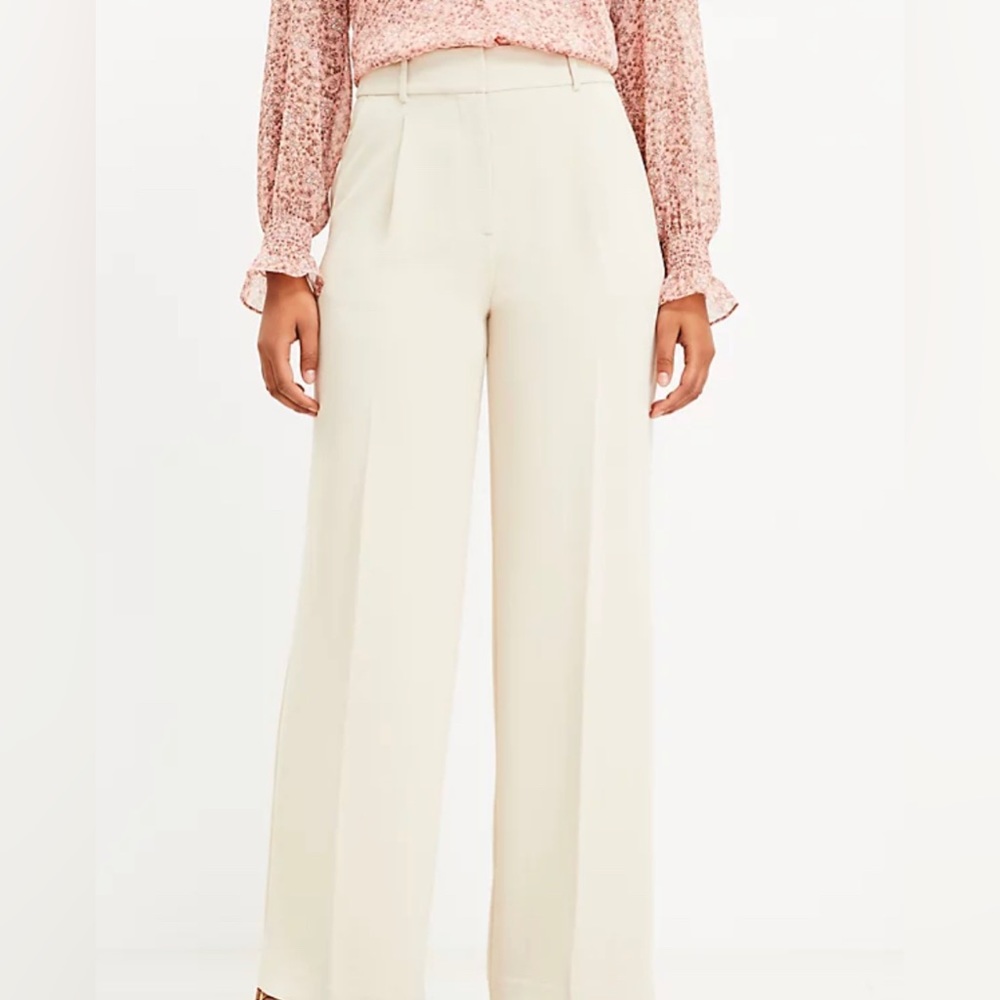 Ann Taylor Trouser Pants Wide leg 6 petite